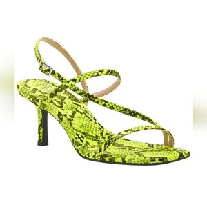 INC International Concepts Lorelinep Yellow Snake Size 8